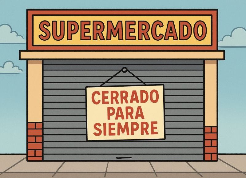 ¡Impactante! El supermercado más emblemático del país baja las persianas para siempre
