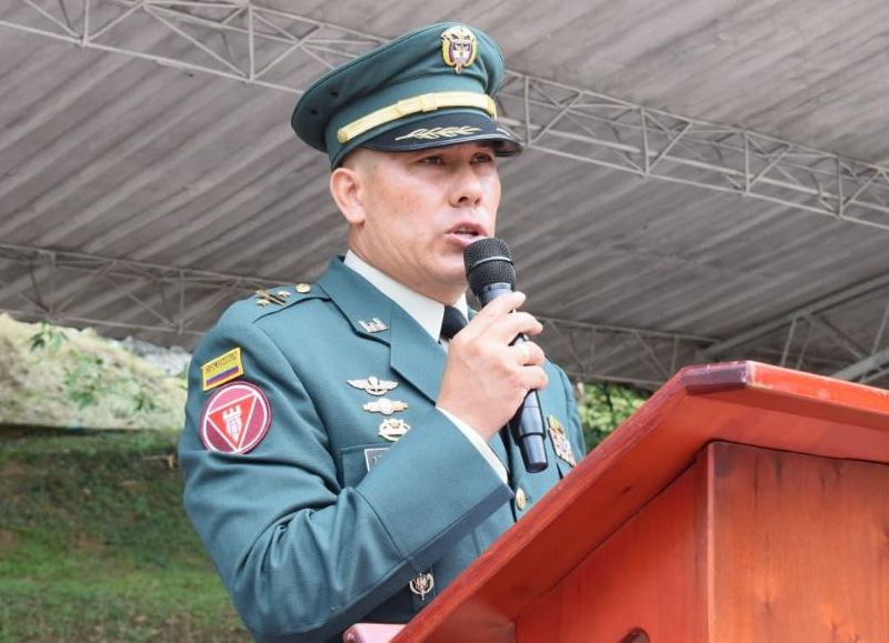 El teniente coronel Yesid Carreño Sua asume como nuevo comandante del batallón de ingenieros de desminado humanitario