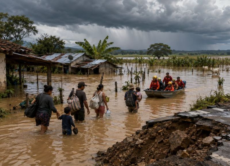 Bajo el agua: hay dos desaparecidos y más de 11 mil familias afectadas por las lluvias