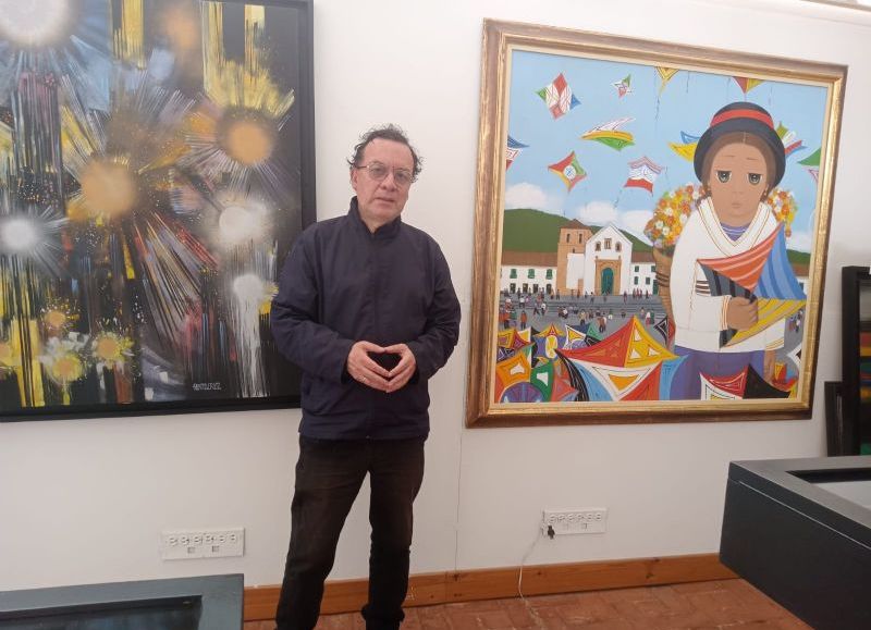 VIDEO | El legado de la pintura y escultura de Carlos Santacruz, en Villa de Leyva